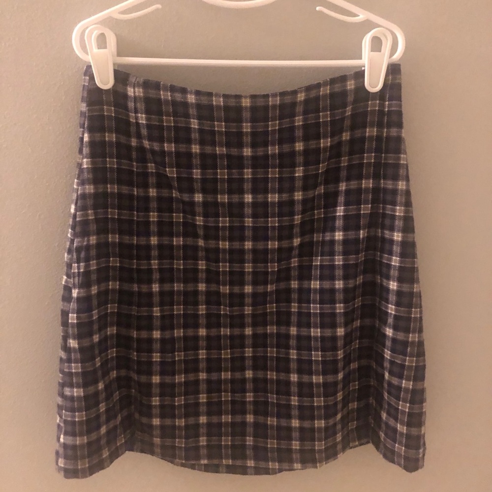 RARE John Galt Purple and Brown Mid Cara Skirt